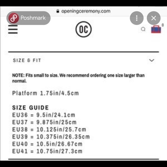 Opening Ceremony Crocodile Embossed Leather Platform Loafers - Picture 16 of 16